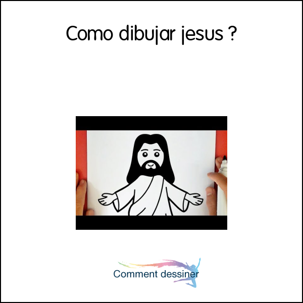 Como dibujar jesus